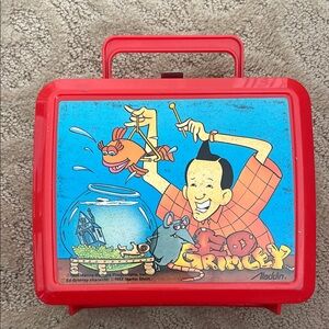 Vintage 1988 Ed Grimley Aladdin Lunchbox